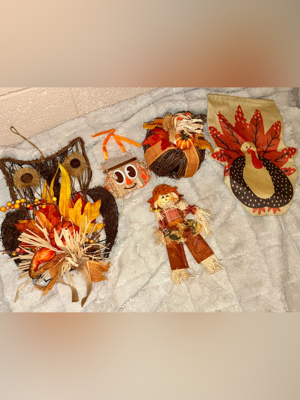 Autumn Harvest Fall Accent Decor Set